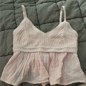 Hollister Pink Knit Women's Top